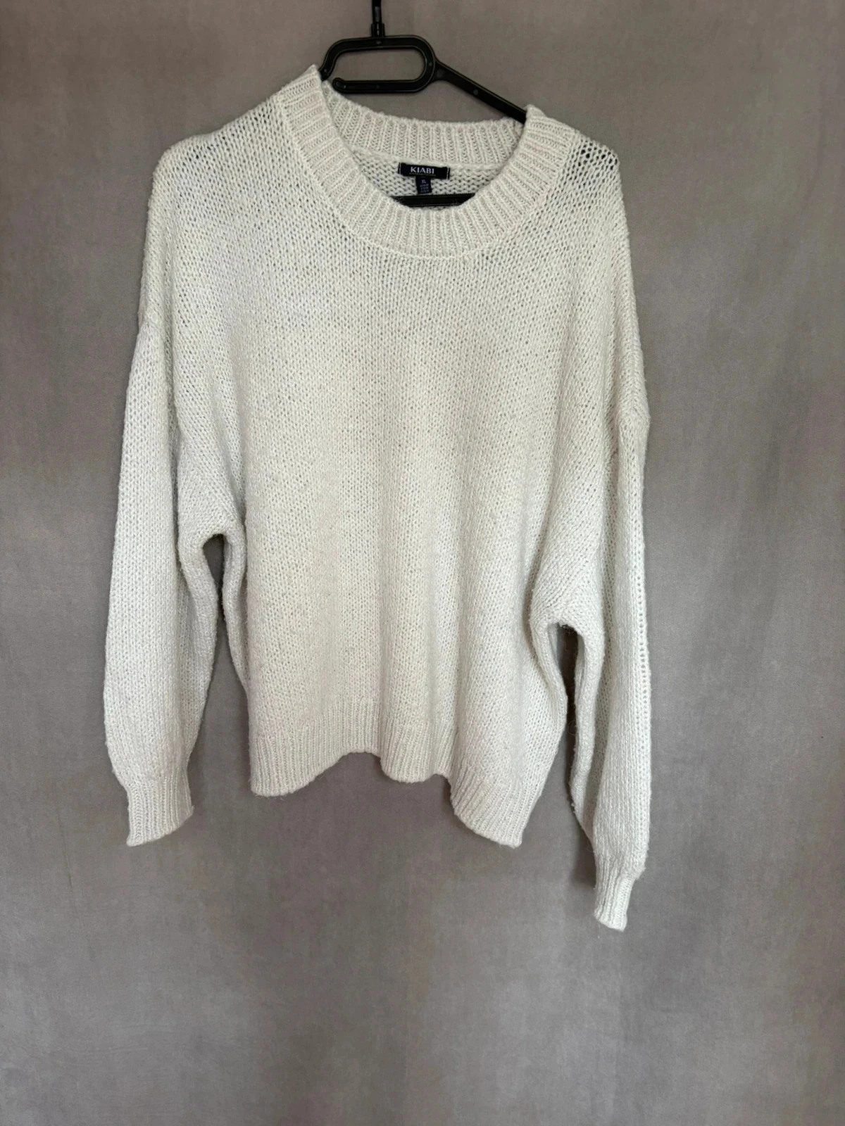 Pull blanc Kiabi taille 46/48